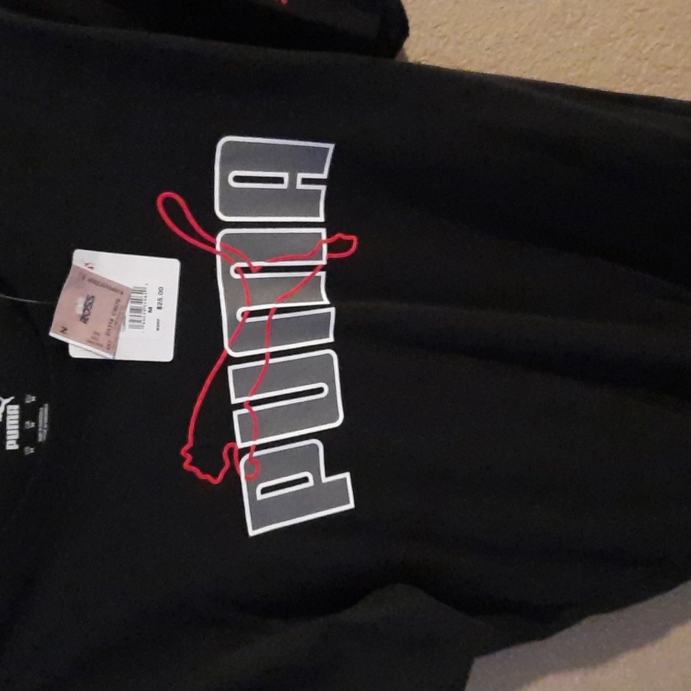 Black puma shirt